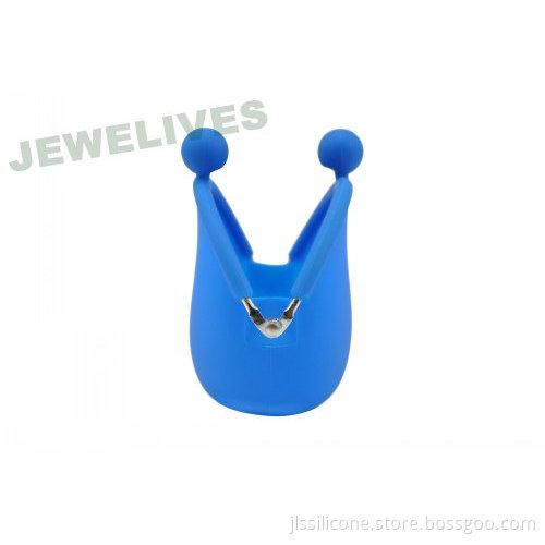 Lfgb Silicone Woman's Candy Store Bag In Blue 